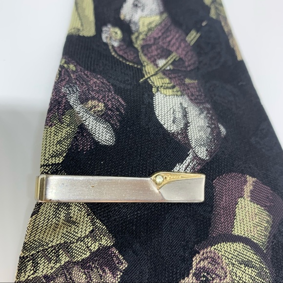 Vintage Swank Tie Clip with Jewel - Picture 2 of 5